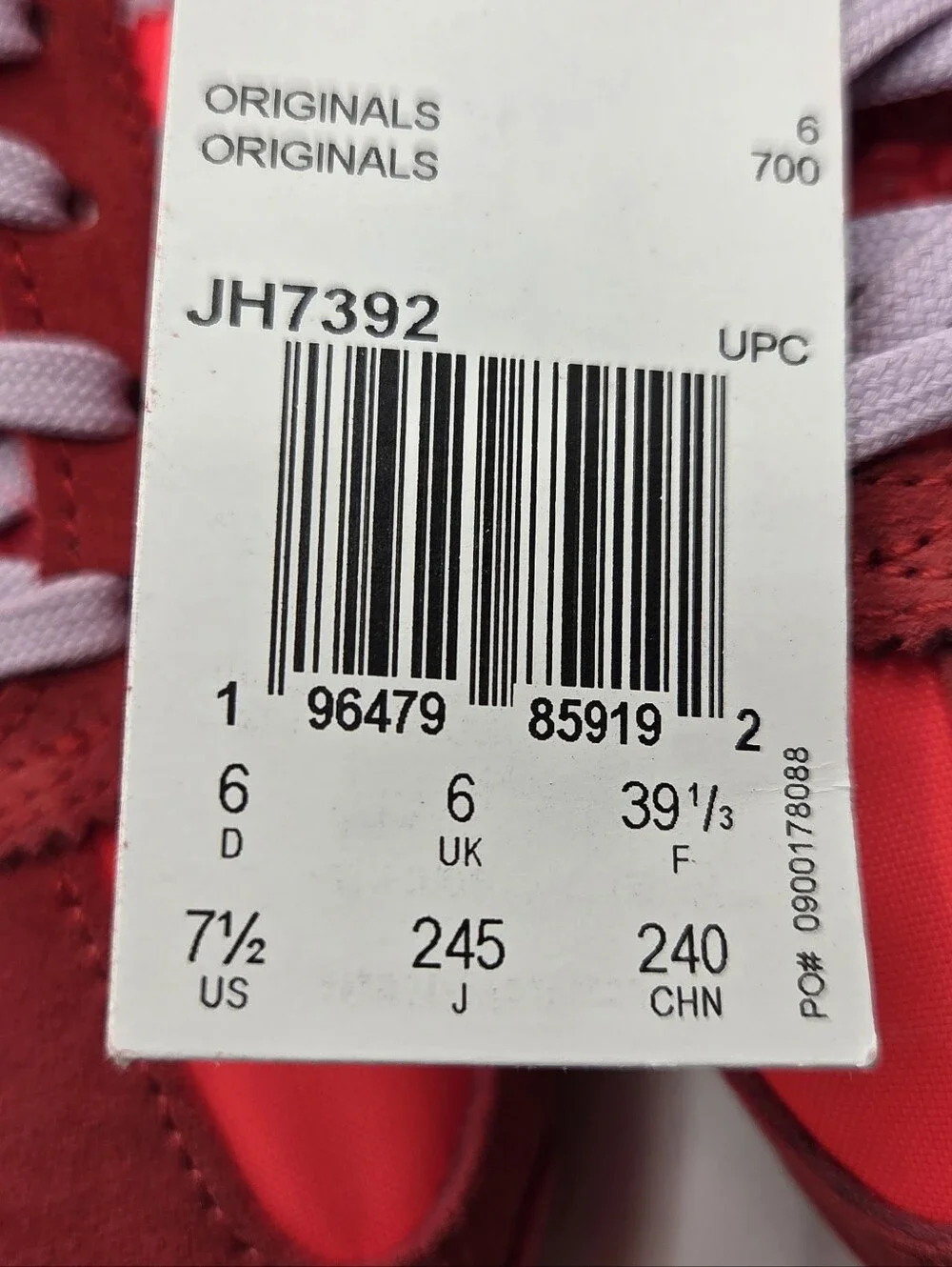 adidas Women' SL 72 OG W red/lavendar